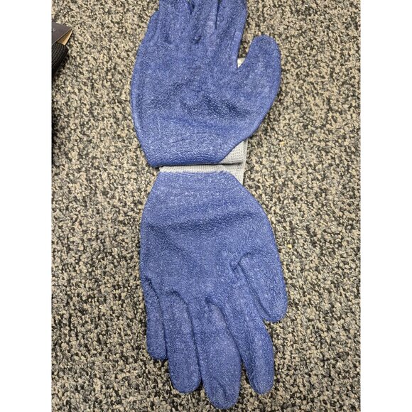 NFL Los Angeles Rams Work Gloves The Gripper One Size Fits Most Blue & Gray - Picture 3 of 5